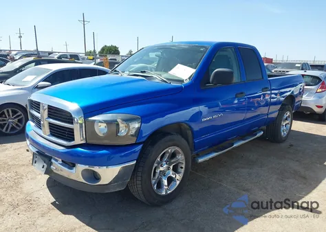 2007 Dodge Ram 1500 Slt из США, поврежденный, VIN 1D7HA18P07S237468